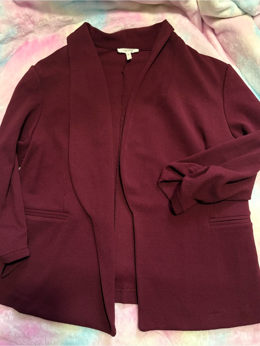 Maurice’s Burgandy/Maroon Blazer